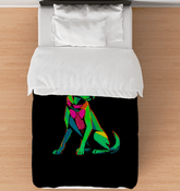Rustic Dog Park Duvet Cover - Beyond T-shirts